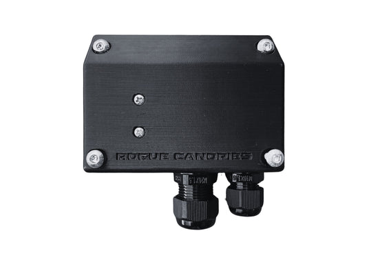 Housing for Dual Glands and Anderson Plug