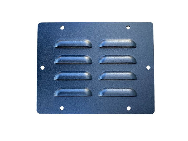 Front Mount Louvre Plate - Black