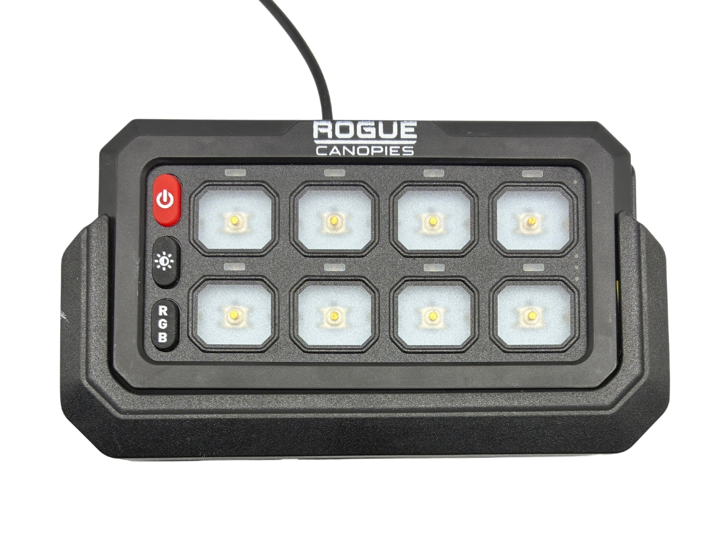 Rogue 12V/24V 8 Gang Wireless Switch Panel with Magnetic Charging Cradle