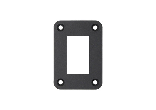 Aluminium 1 Gang Panel - Rocker Switch