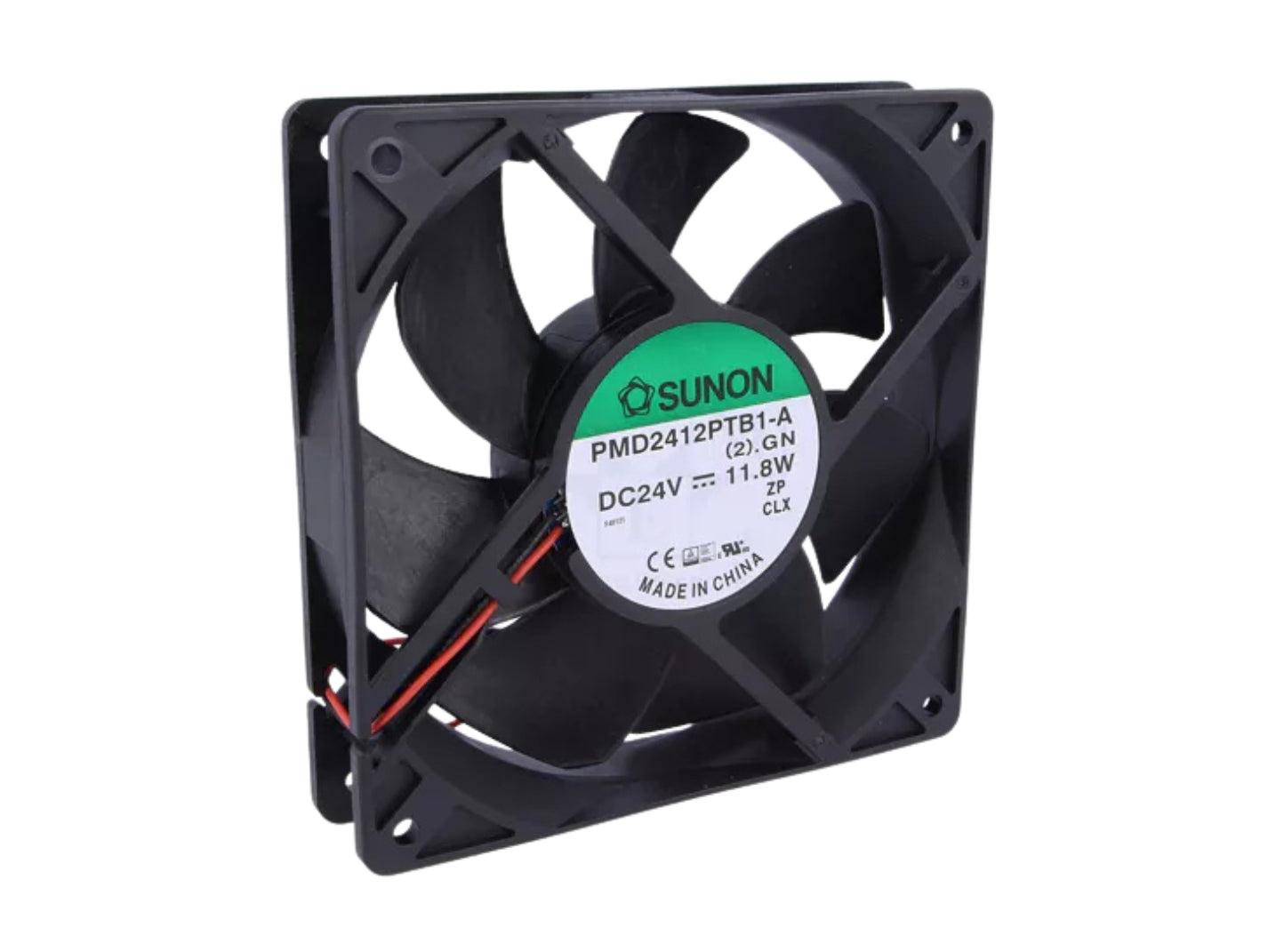 Sunon 24V Fan, 150CFM, 120mm x 120mm, PMD2412PTB1A.(2).GN