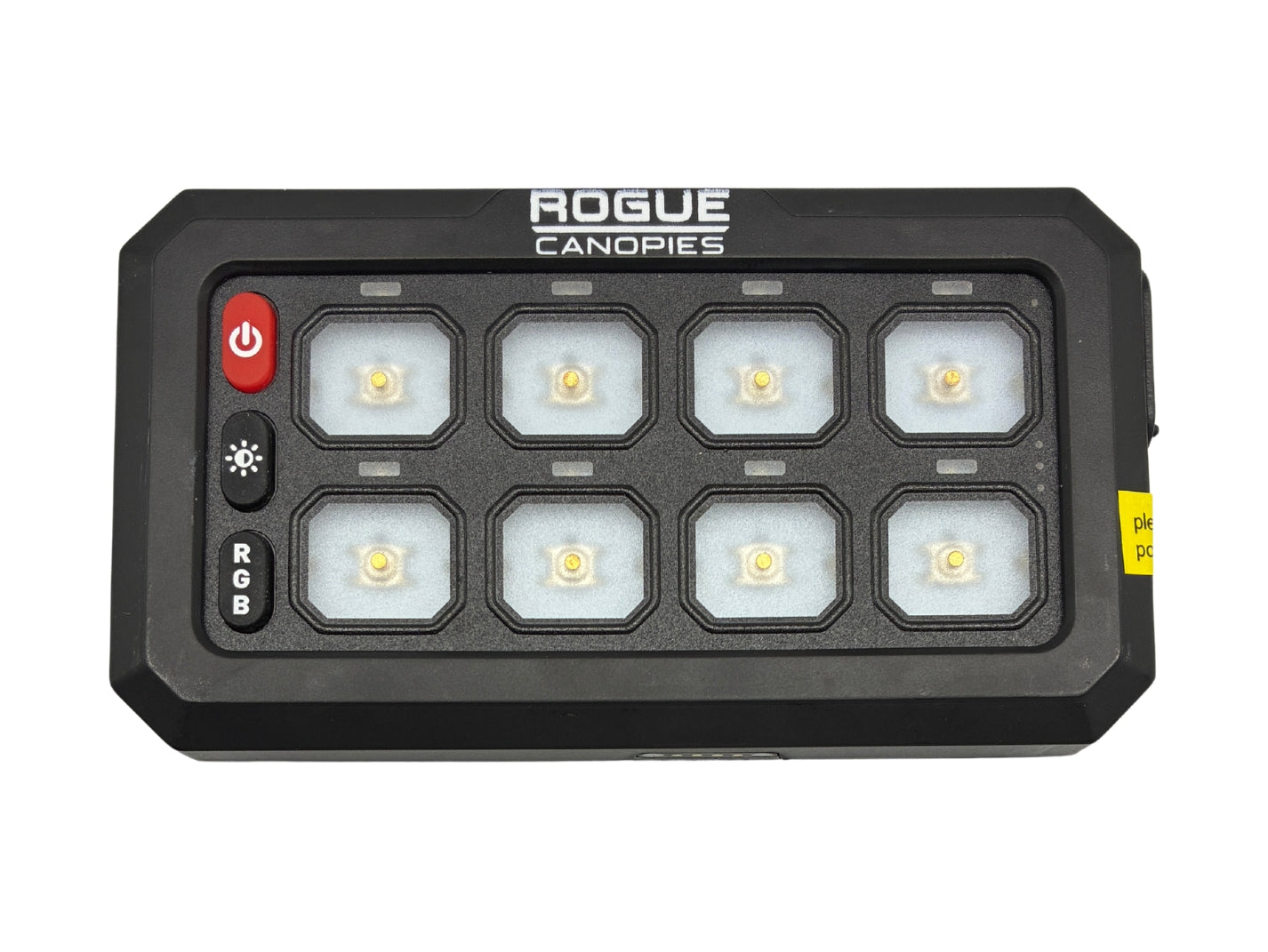 Rogue 12V/24V 8 Gang Wireless Switch Panel with Magnetic Charging Cradle