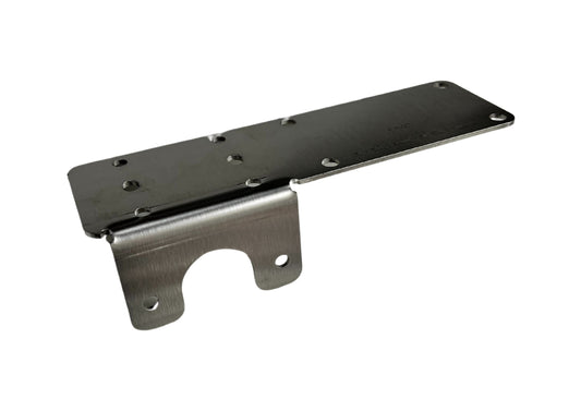 Trailer Bracket to Mount Existing Trailer Socket & Dual 50a Anderson Plugs with a Reverse Camera Socket