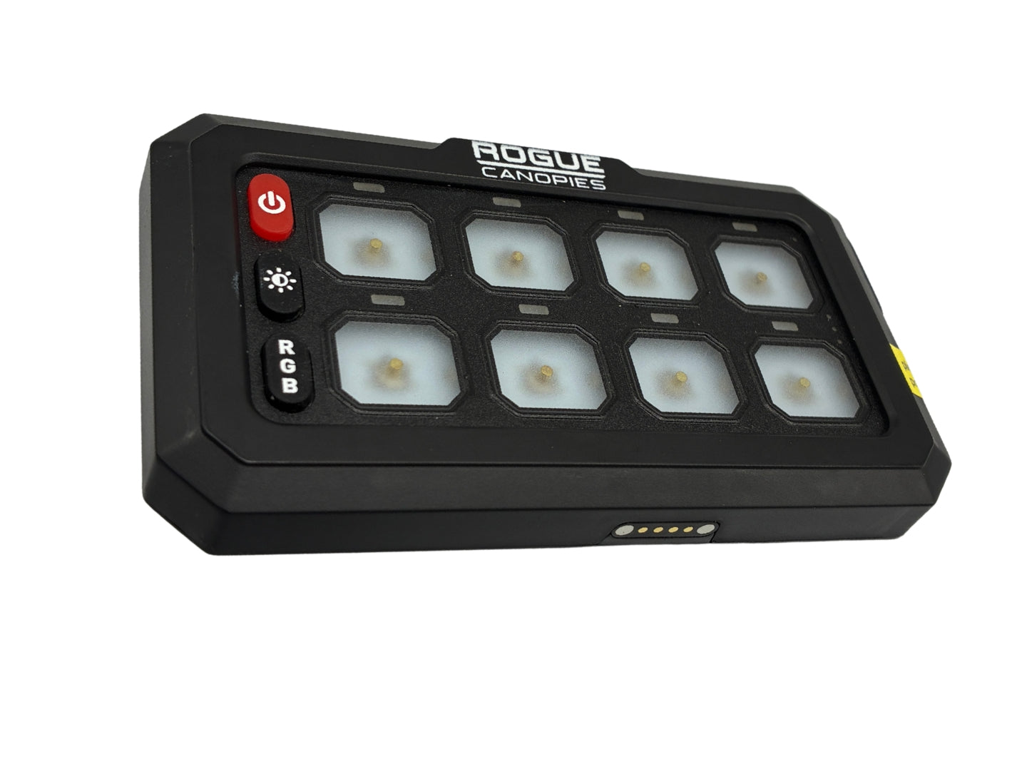 Rogue 12V/24V 8 Gang Wireless Switch Panel with Magnetic Charging Cradle