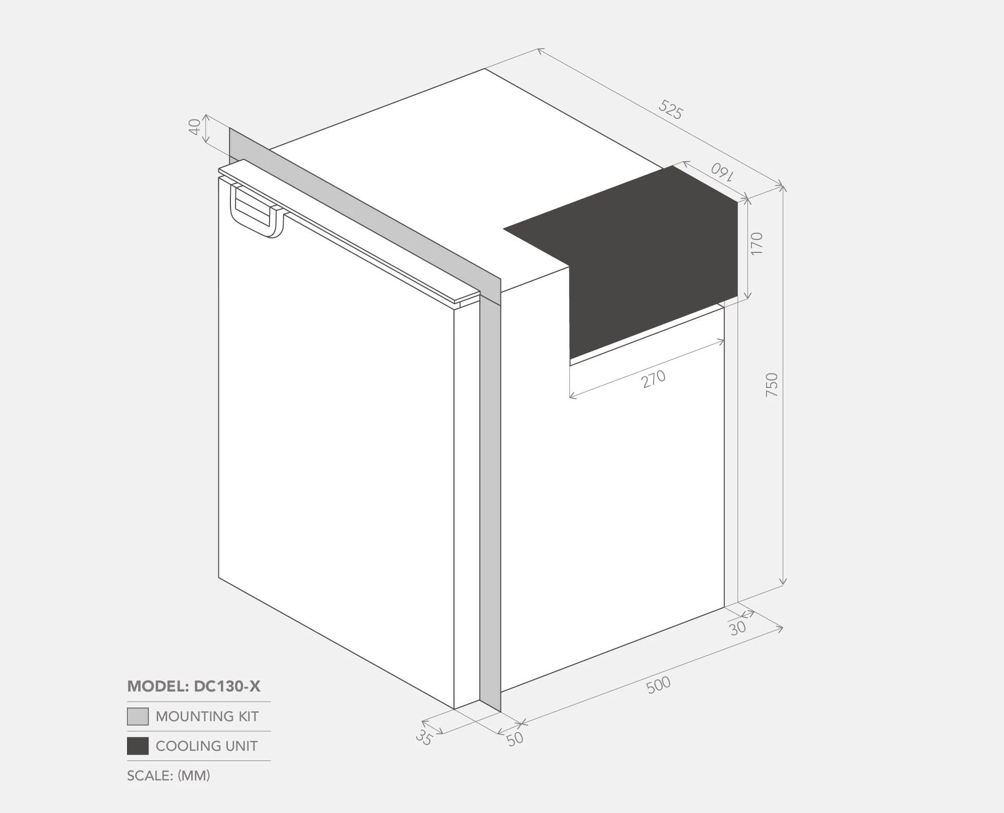 Bushman HD Series 130L Fridge