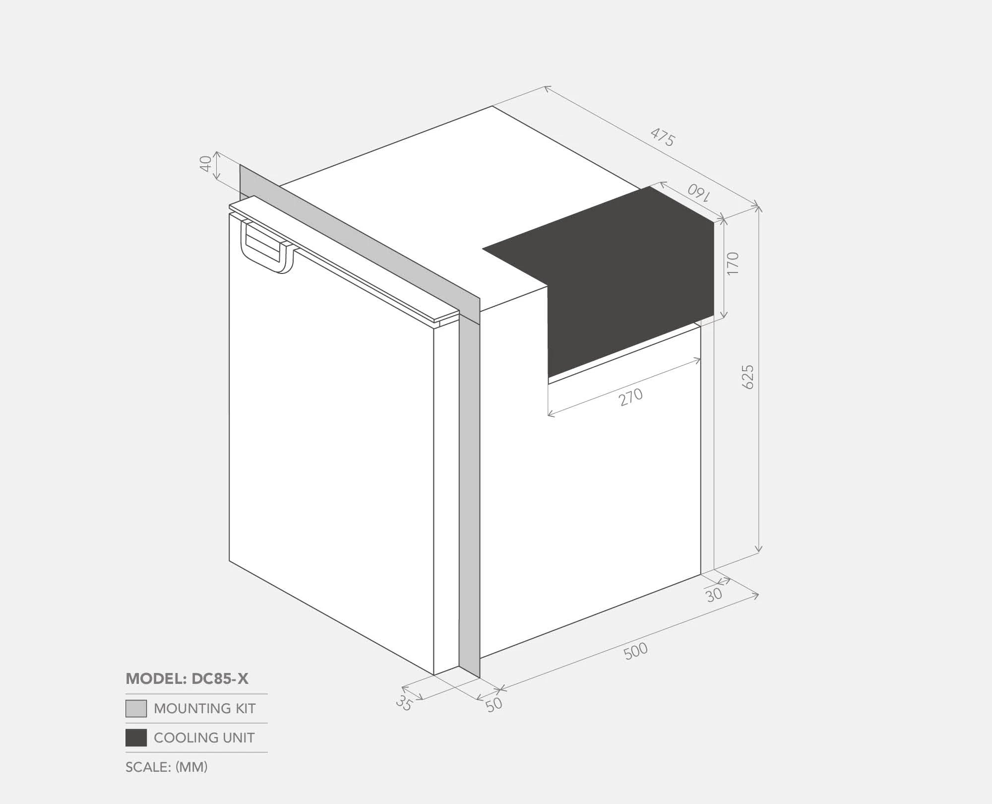 Bushman HD Series 85L Fridge