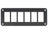 Aluminium 6 Gang Panel - Rocker Switch