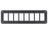 Aluminium 8 Gang Panel - Rocker Switch