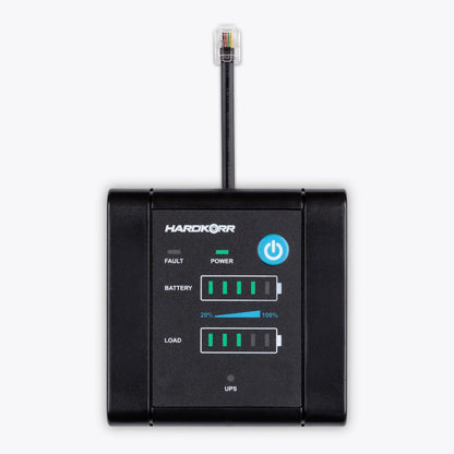 Hardkorr 1000W Pure Sine Wave 12V - 240V Inverter with AC Transfer Switch